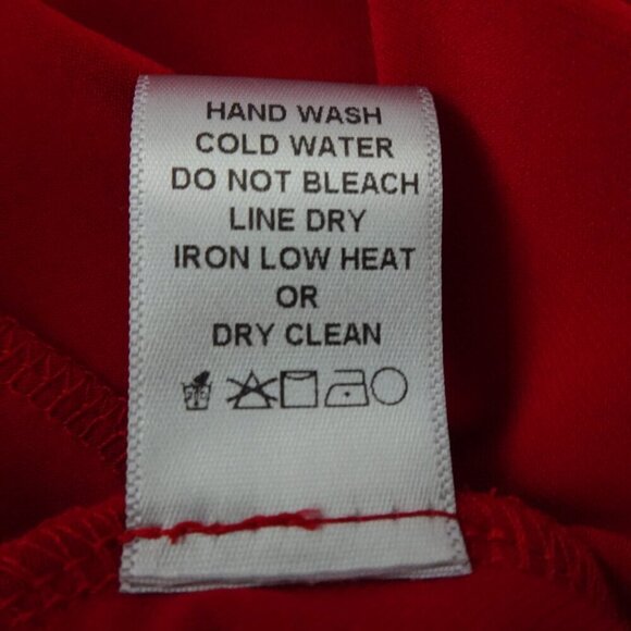 IC Collection Long Sleeve Top Women’s Plus Size 1X Red Knit Made in USA - Picture 10 of 10